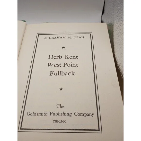 Lot 3 Rare Vintage Herb Kent West Point Fullback 1936 1st Ed HC Book 1911 2 3 YR - Picture 8 of 16